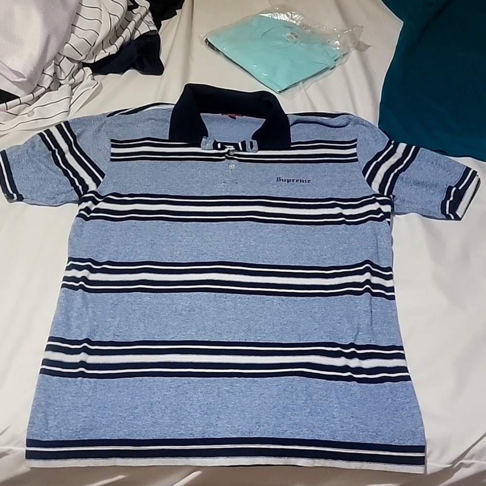 Suprmee Heather Stripe polo